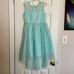 Girls fancy dress - high-low hem